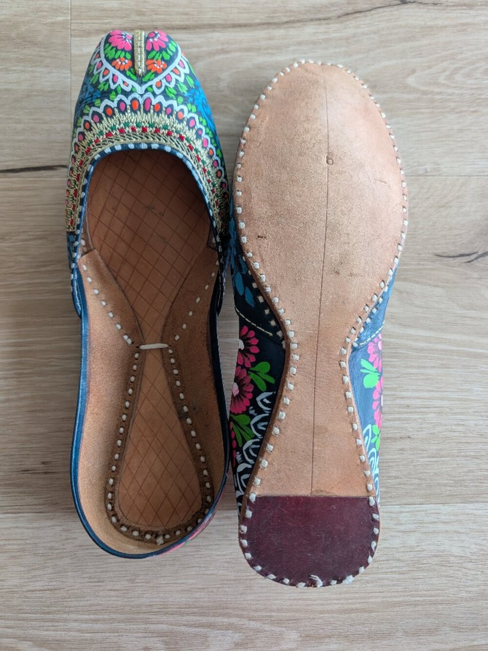 Khussa jutti flat